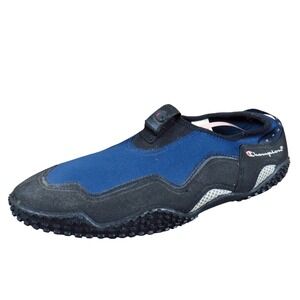 Champion‎ Water Shoes Men Water Shoes Size 10 Beach Pool Blue Black Synthetic
